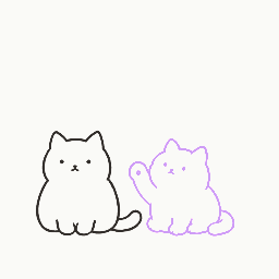 そっとおててを差し出すの動き