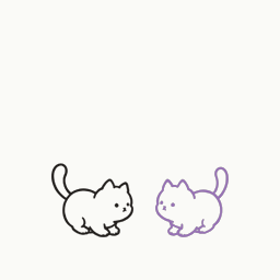 そろってぴょんとジャンプの動き