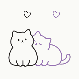 肩にもたれてハートの動き