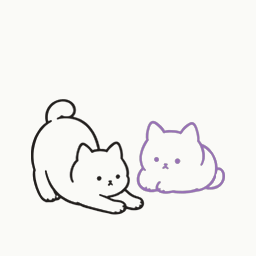 時間差でぐーっと伸びるの動き
