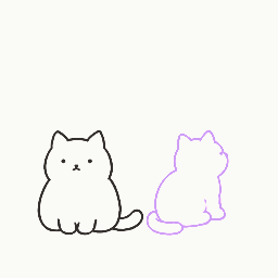 ぷいっとしてから振り向くの動き
