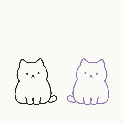 そろって振り向くの動き