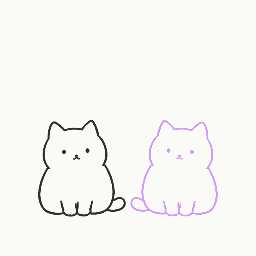 そろって振り向くの動き