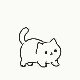 背中を丸めて威嚇の動き