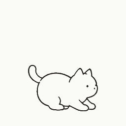 走って止まるの動き