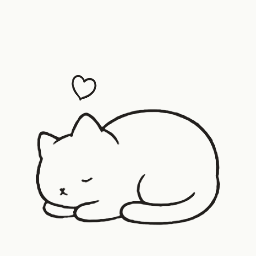 寝たまま撫でられるの動き