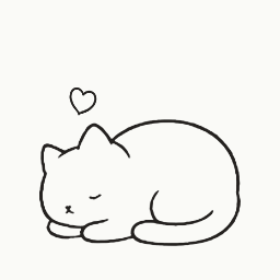 寝たまま撫でられるの動き